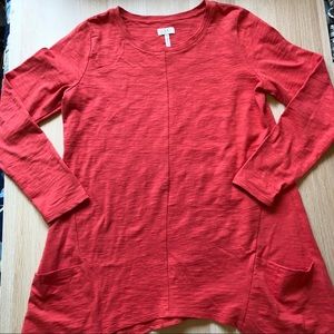 LOGO BY Lori Goldstein Long Sleeve Blouse